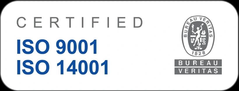 Certifikacijski znak Bureau Veritas za ISO 9001 in ISO 14001